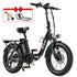 Vitilane U3 Full Suspension Foldable Fat Tire Bicicletta elettrica GARANZIA ITALIANA